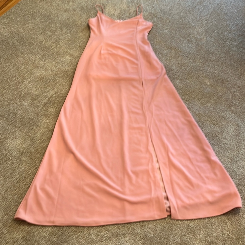 Pink evening gown